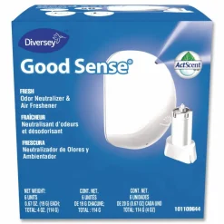 Diversey Good Sense Automatic Spray System, Fresh, Yellow, 0.67 oz Cartridge, 12/Carton