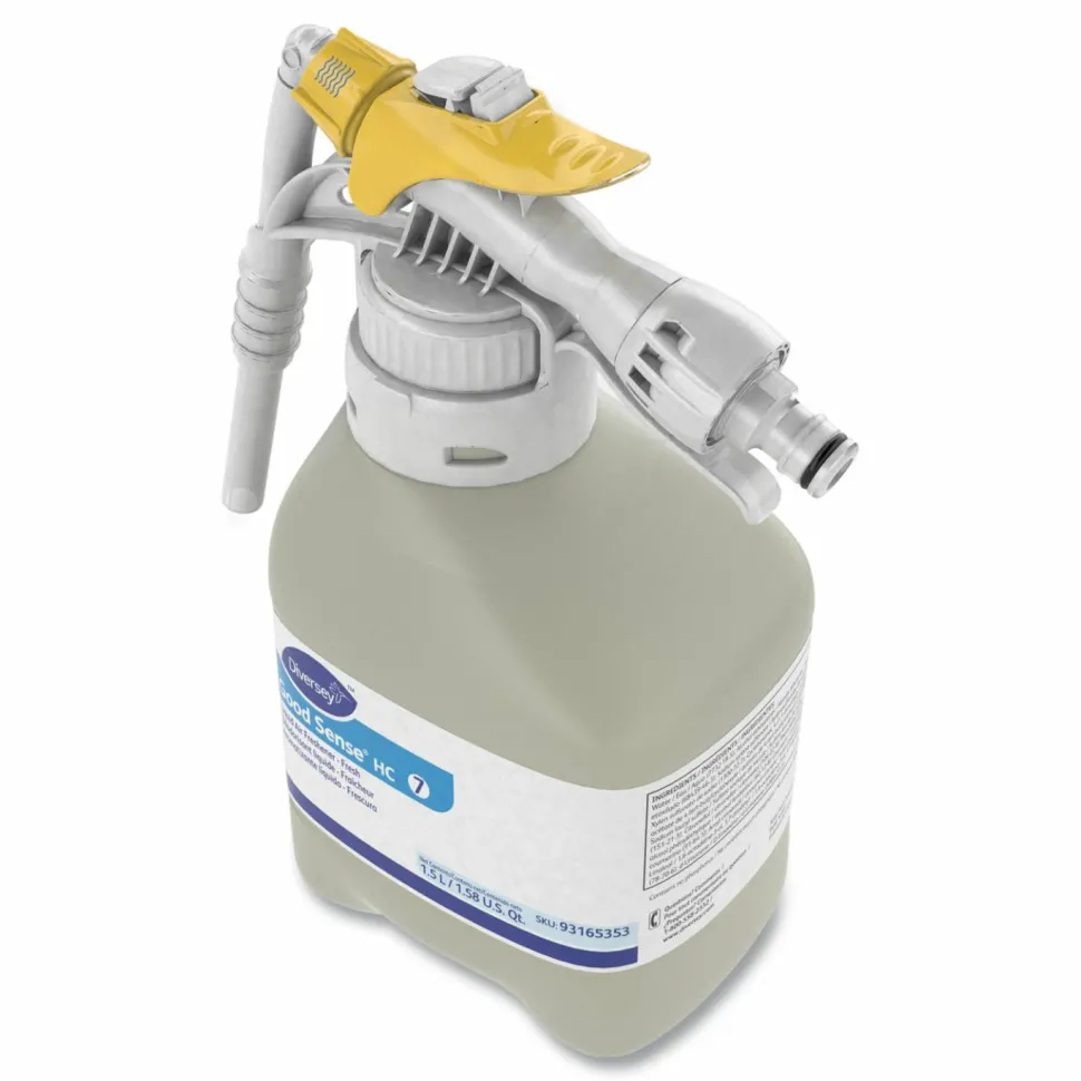 Diversey Good Sense Liquid Odor Counteractant, Fresh, 1.5L RTD Bottle, 2/Carton