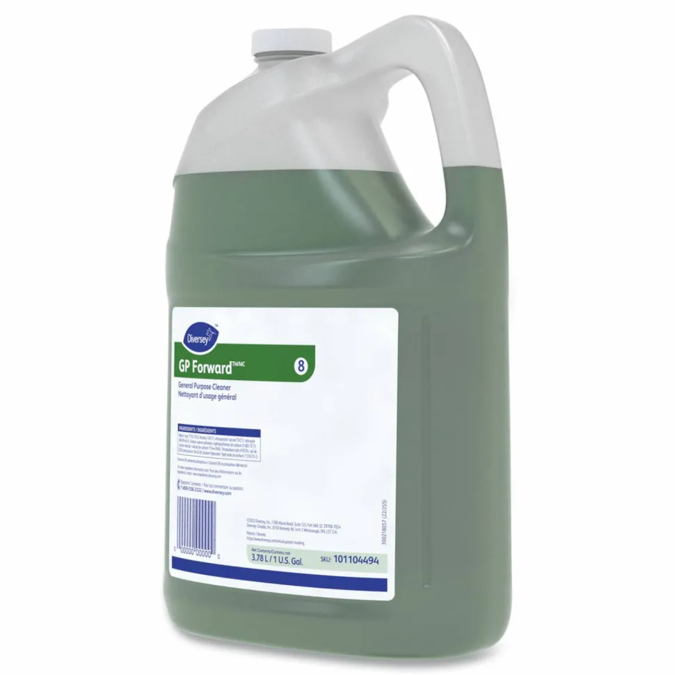 Diversey GP Forward Concentrated General Purpose Cleaner, Citrus Scent, 1 gal. Container, 4/Carton