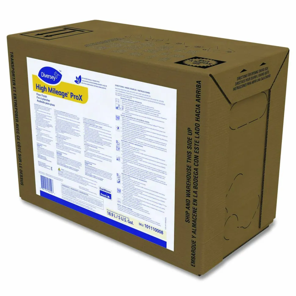 Diversey High Mileage ProX Floor Finish, 5 gal Bag-in-Box