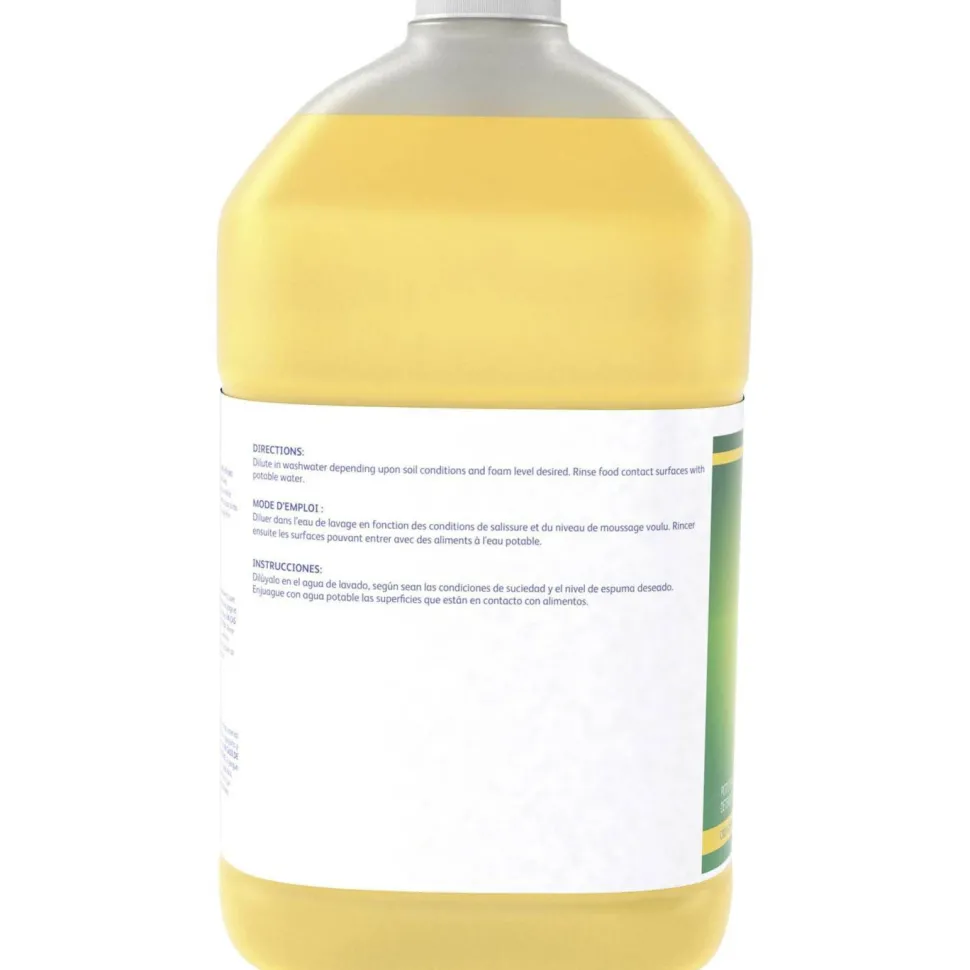 Diversey Limon Pot And Pan Detergent, Ready-To-Use/Concentrate, 128 fl oz , Lemon Fresh Scent, Case of 2 - CBD95729360