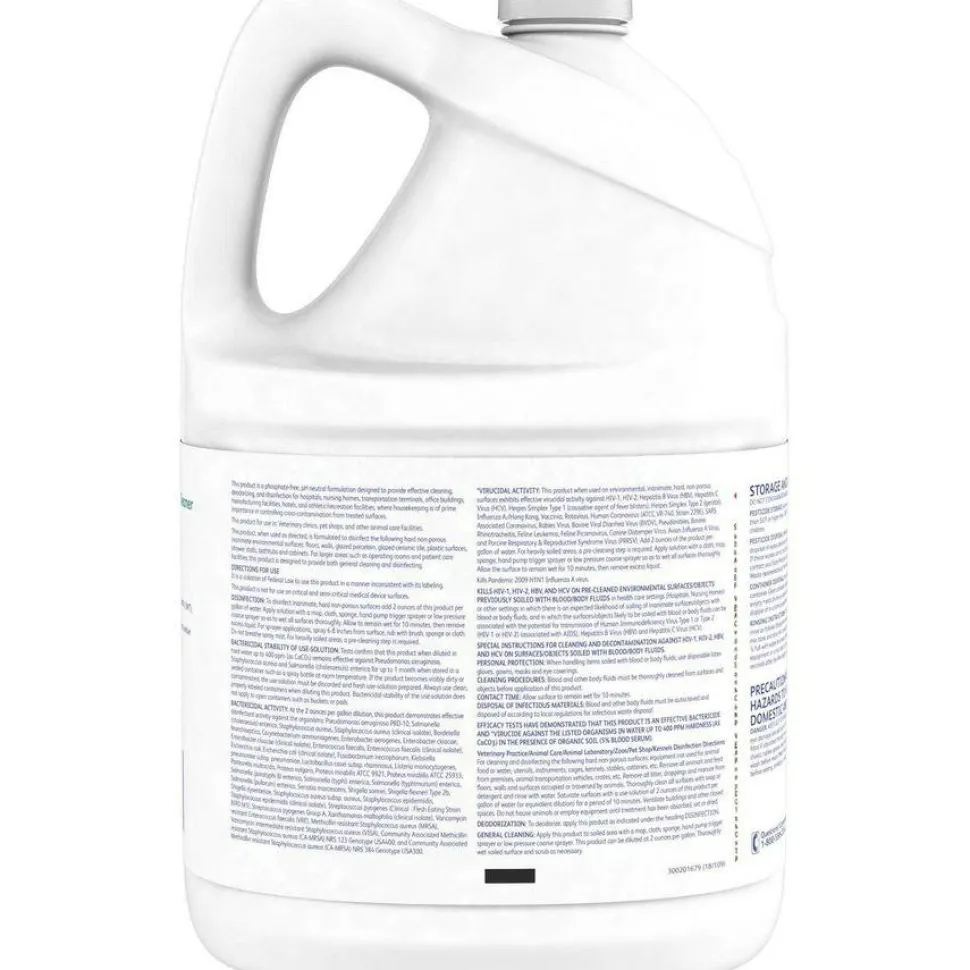Diversey Morning Mist Neutral Disinfectant Cleaner, Fresh Scent, 1 gal Bottle