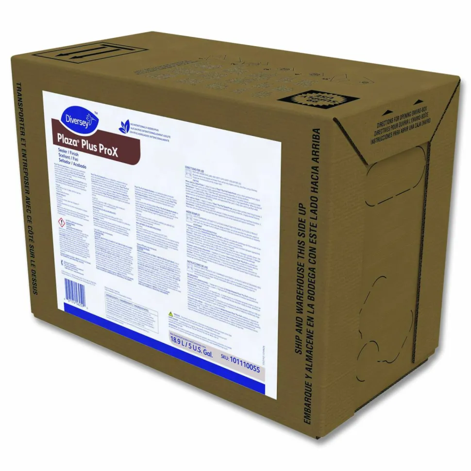 Diversey Plaza Plus ProX Sealer/Finish, 5 gal Bag-in-Box