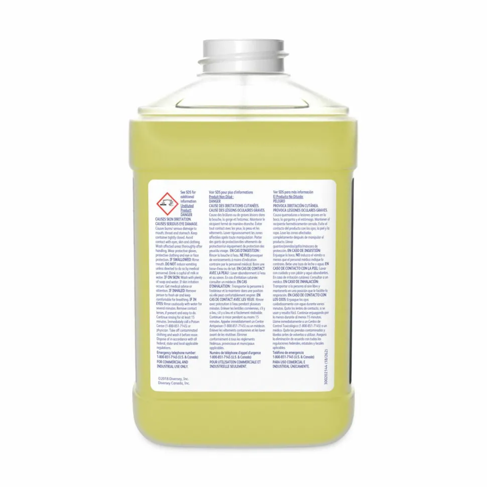 Diversey Prominence Heavy Duty Floor Cleaner, Citrus Scent, 84.5 oz Can, 2/Carton