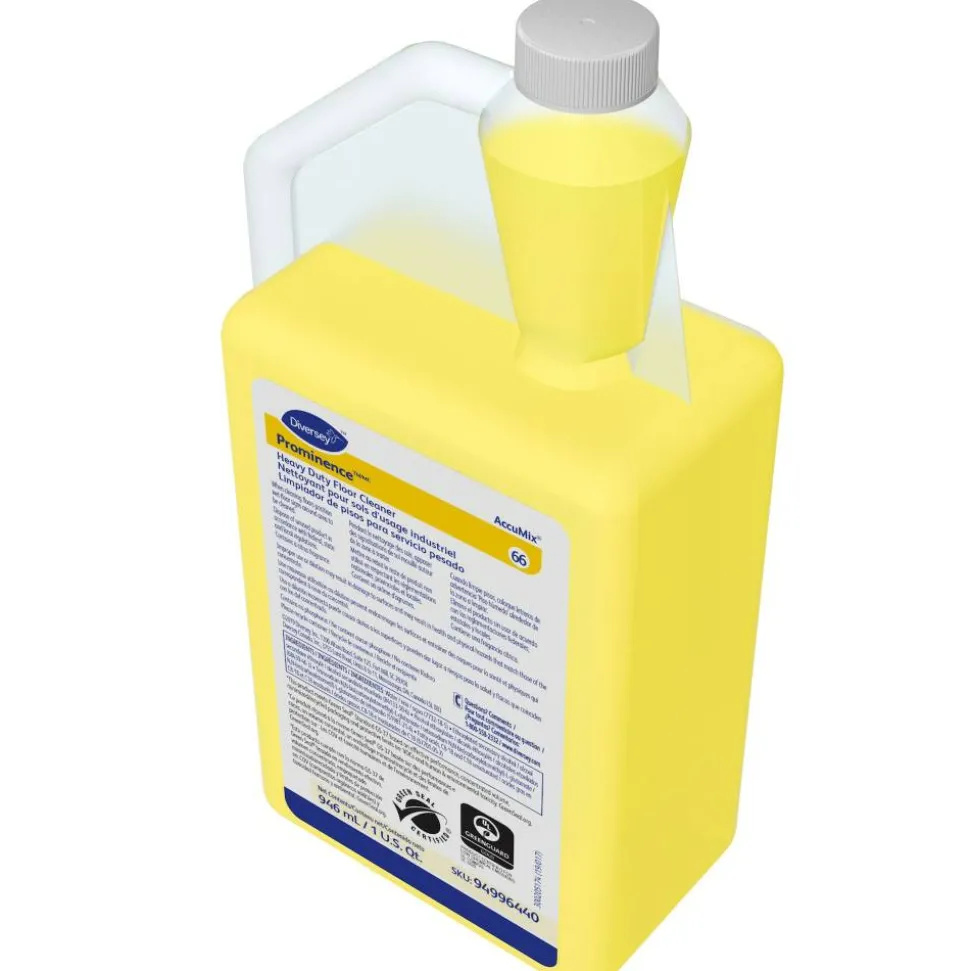 Diversey Prominence Heavy-Duty Floor Cleaner, 32 Oz, Pack Of 6 Bottles