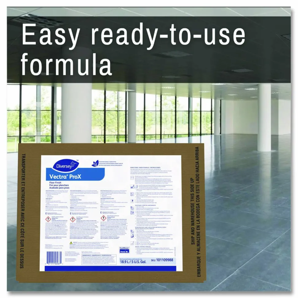 Diversey ProX Floor Finish, 5 gal, Bag-in-Box