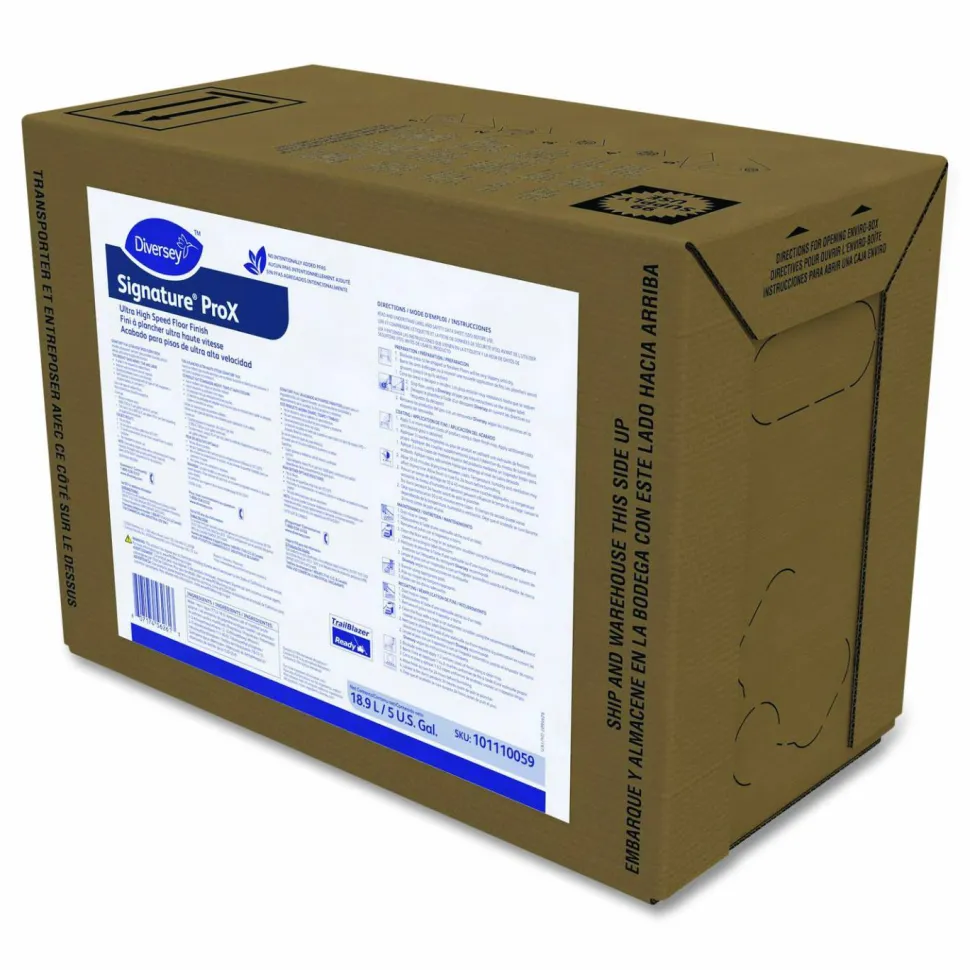 Diversey ProX UHS Floor Finish, 5 gal Bag-in-Box
