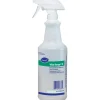 Diversey Screen-Printed Empty Bottles, Wide Range II, 32 Oz, Clear, Pack Of 12 Bottles.