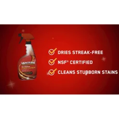 Diversey Spitfire All Purpose Power Cleaner, Fresh Crisp Pine Scent, Liquid, 32 oz Spray Bottle, 4/Carton