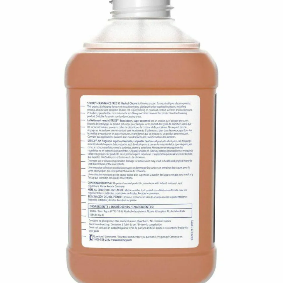 Diversey Stride Fragrance Free Neutral Cleaner
