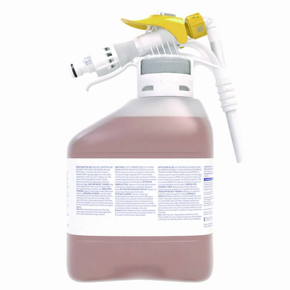 Diversey Stride Neutral Cleaner, Citrus Scent, 5.3 qt, 1 Bottle/Carton