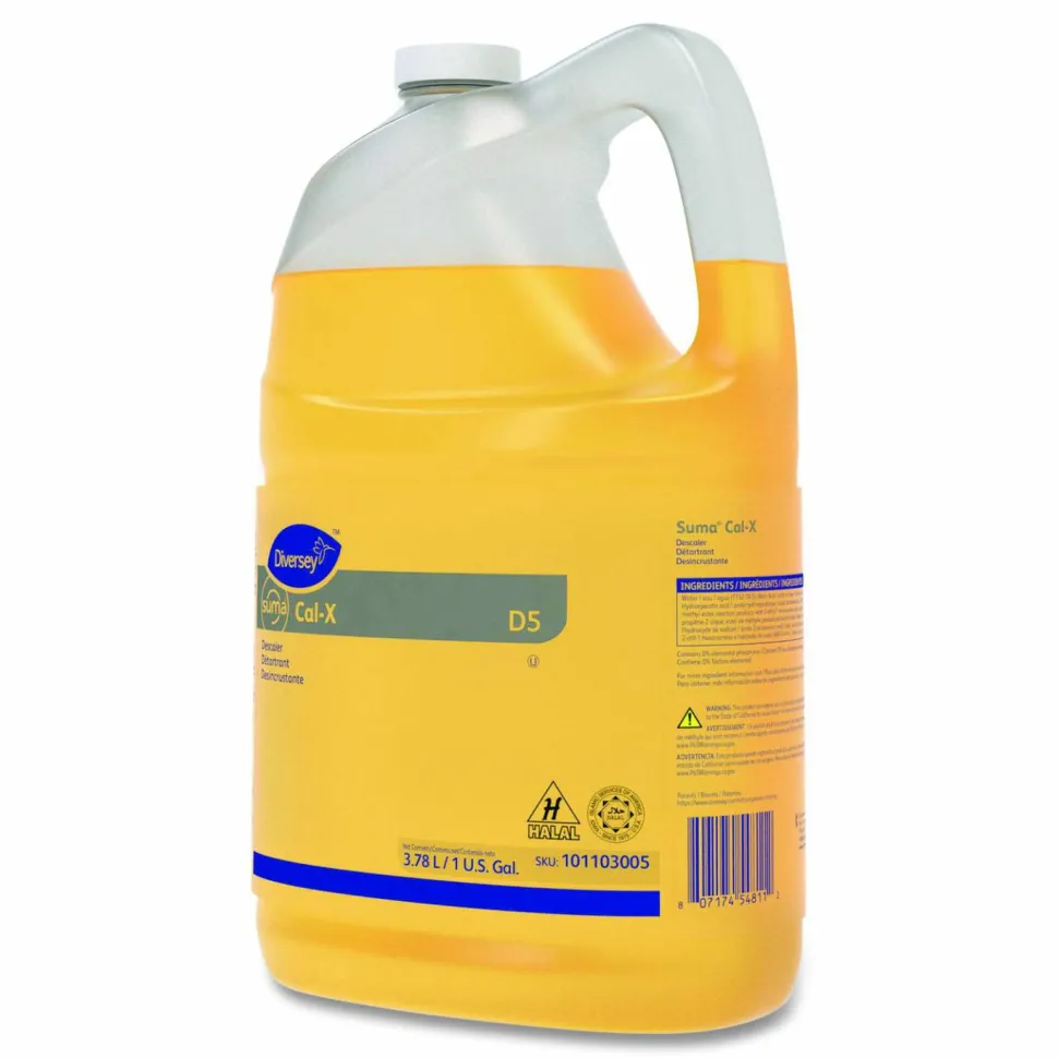 Diversey Suma Calc Descaler, Liquid, 1 gal Pour Bottle, 4/Carton