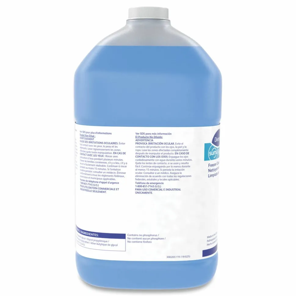 Diversey Suma Freeze D2.9 Floor Cleaner, Solvent Scent, 1 gal Container, 4/Carton