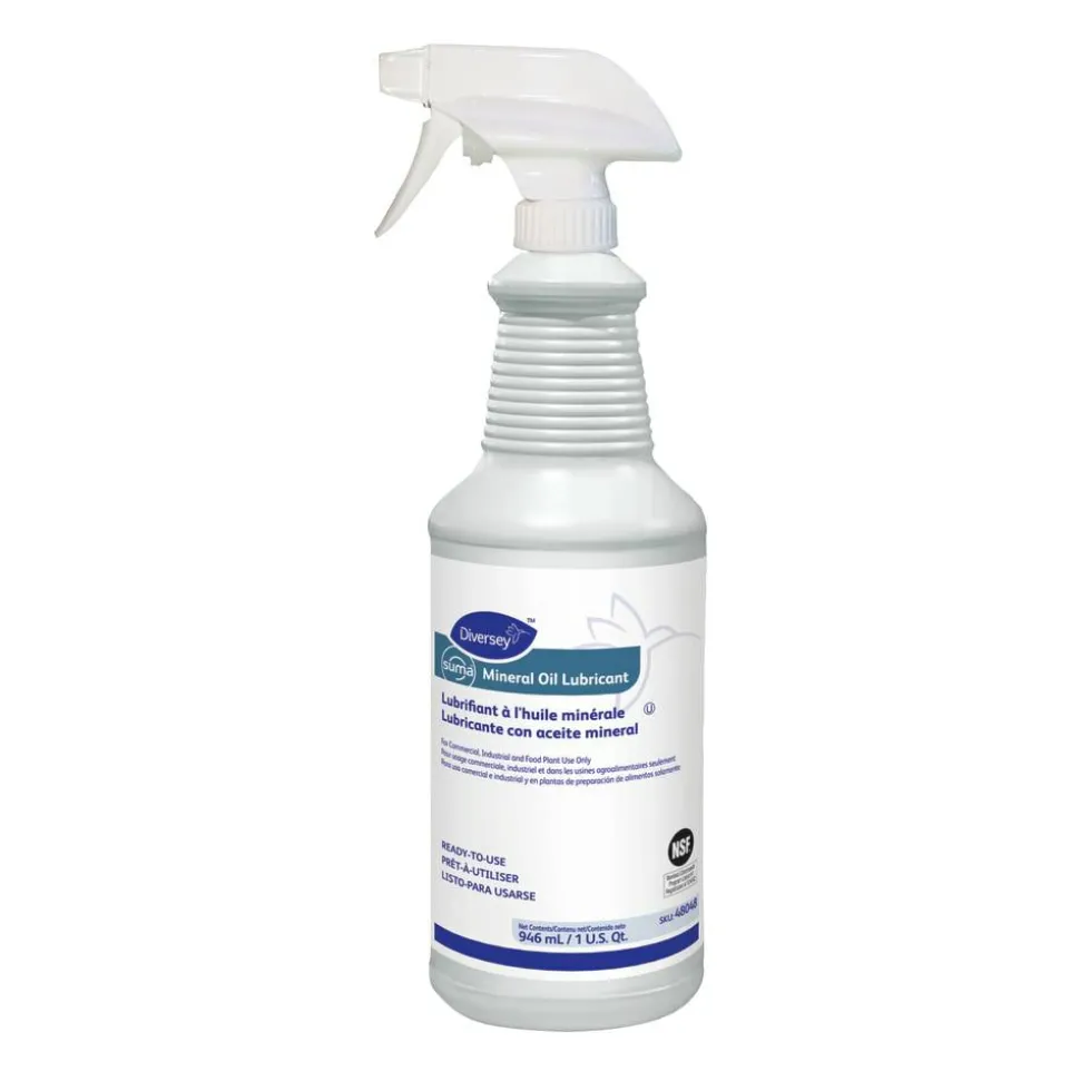 Diversey Suma Mineral Oil Lubricant, 32 Oz, Pack Of 6 Bottles