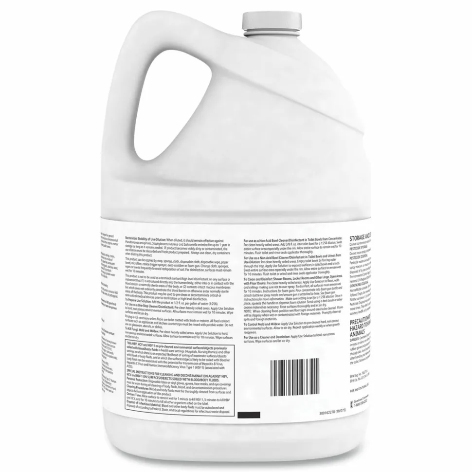 Diversey Virex II 256 One-Step Disinfectant Cleaner Deodorant, Mint Scent, 1 gal, 4 Bottles/CT
