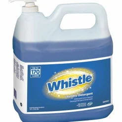 Diversey Whistle Laundry Detergent (HE), Floral Scent, 2 gal Bottle, 2/Carton
