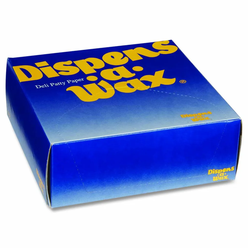 Dixie Dispens-A-Wax Waxed Deli Patty Paper, 5.5 x 5.5, 1,000/Box, 24 Boxes/Carton