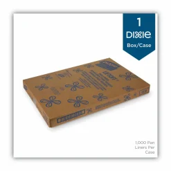 Dixie Greaseproof Liftoff Pan Liners, 16.38 x 24.38, White, 1,000/Carton