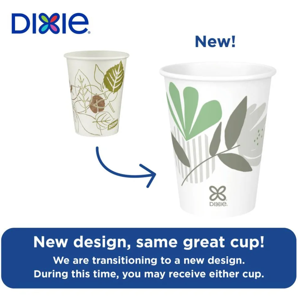 Dixie Pathways 8 oz Paper Hot Cups By GP Pro