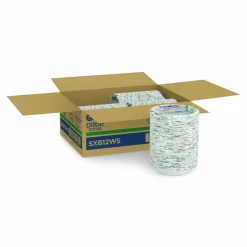 Dixie Pathways with Soak Proof Shield Heavyweight Paper Bowls, WiseSize, 12 oz, Green/Burgundy, 125/Pack, 4 Packs/Carton