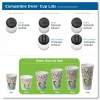 Dixie PerfecTouch 12 oz Insulated Paper Hot Coffee Cups by GP Pro