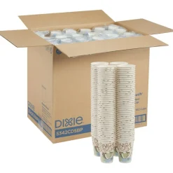 Dixie PerfecTouch 12 oz Insulated Paper Hot Coffee Cups by GP Pro