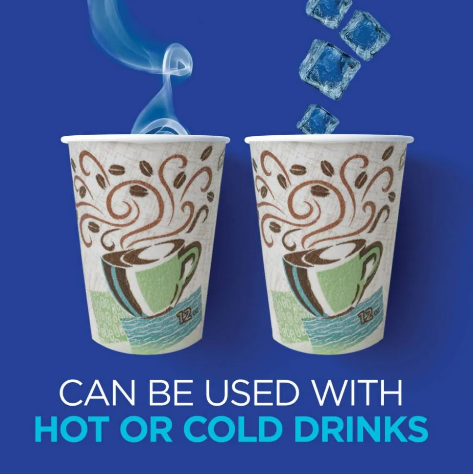 Dixie PerfecTouch by GP PRO Hot Cups, 12 Oz, Pack Of 25 Cups