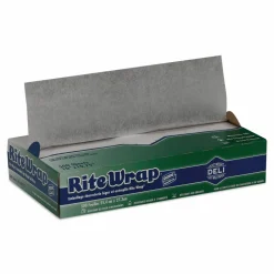 Dixie Rite-Wrap Dry Wax Lightweight Deli Paper, 10 x 10.75, 500 Sheets/Pack, 12 Packs/Carton