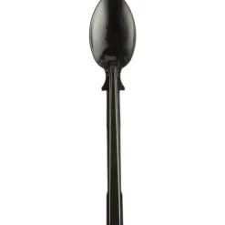 Dixie SmartStock Tri-Tower Dispensing System Polypropylene Cutlery, Mediumweight Spoon, Plastic, Black, 40/Pack, 24 Packs/Carton