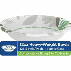 Dixie Ultra Heavyweight Paper Bowls, 12 Oz, Case Of 500
