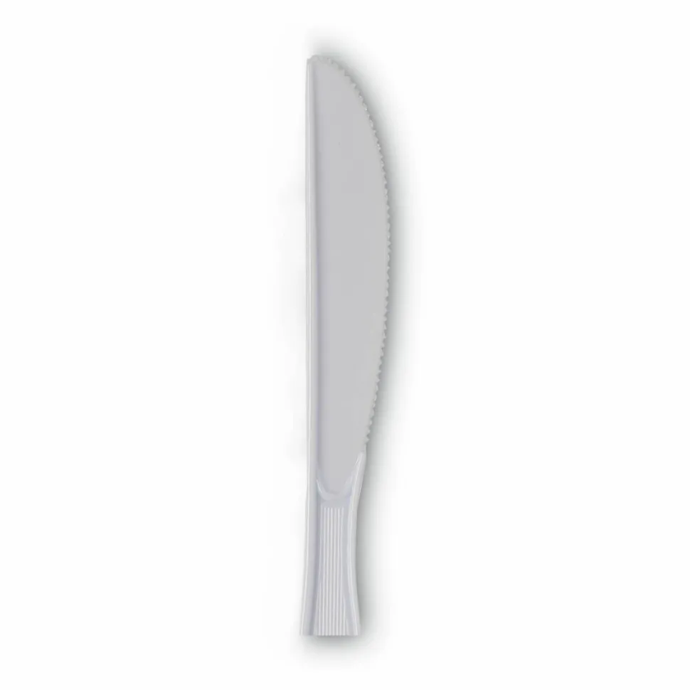Dixie Heavy/Medium-Weight Knives, White, Pack Of 1,000