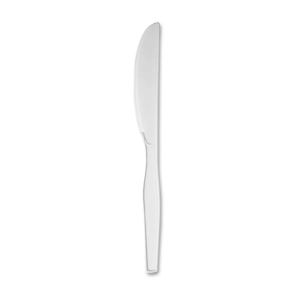 Dixie Heavy/Medium-Weight Knives, White, Pack Of 1,000
