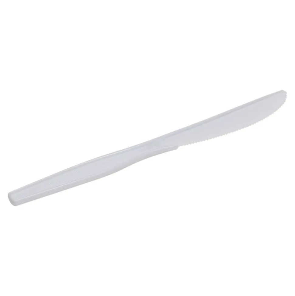 Dixie Heavy/Medium-Weight Knives, White, Pack Of 1,000