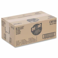 Dixie Heavy-Weight Plastic Cutlery Combo Box, White, Box Of 168