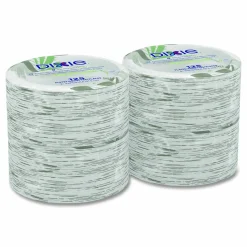 Dixie 8 1/2" Medium-Weight Paper Plates, Pathways, 500 Count (125 Plates Per Pack, 4 Packs Per Case)