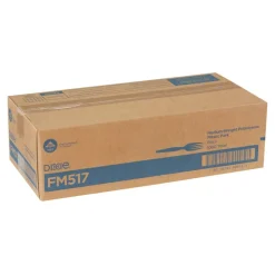 Dixie Medium-Weight Polystyrene Disposable Forks, 6.104