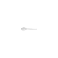 Dixie Plastic Cutlery, Heavyweight Spoon, White, 1,000/Carton