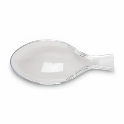 Dixie Plastic Cutlery, Heavyweight Spoon, Crystal Clear, 1,000/Carton
