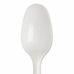 Dixie SmartStock Plastic Cutlery Refill, Series-B, Mediumweight Spoon, White, 40/Pack, 24 Packs/Carton