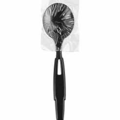 Dixie SmartStock Wrapped Heavyweight Cutlery Refill, Soup Spoon, Plastic, Black, 960/Carton