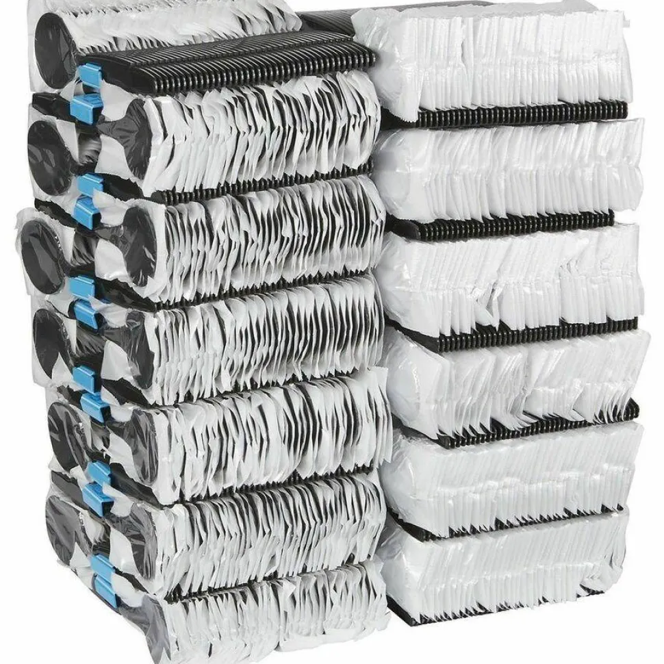 Dixie SmartStock Wrapped Heavyweight Cutlery Refill, Soup Spoon, Plastic, Black, 960/Carton