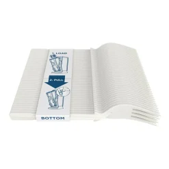 Dixie TriTower Forks, White, 40 Forks Per Box, Case Of 24 Boxes