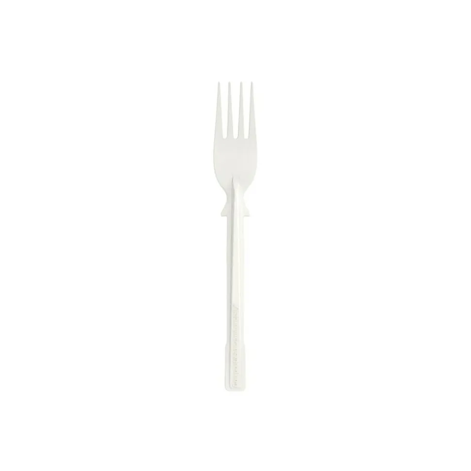 Dixie TriTower Forks, White, 40 Forks Per Box, Case Of 24 Boxes