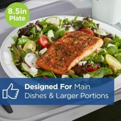 Dixie Ultra Heavy-Weight Paper Plates, 8.5