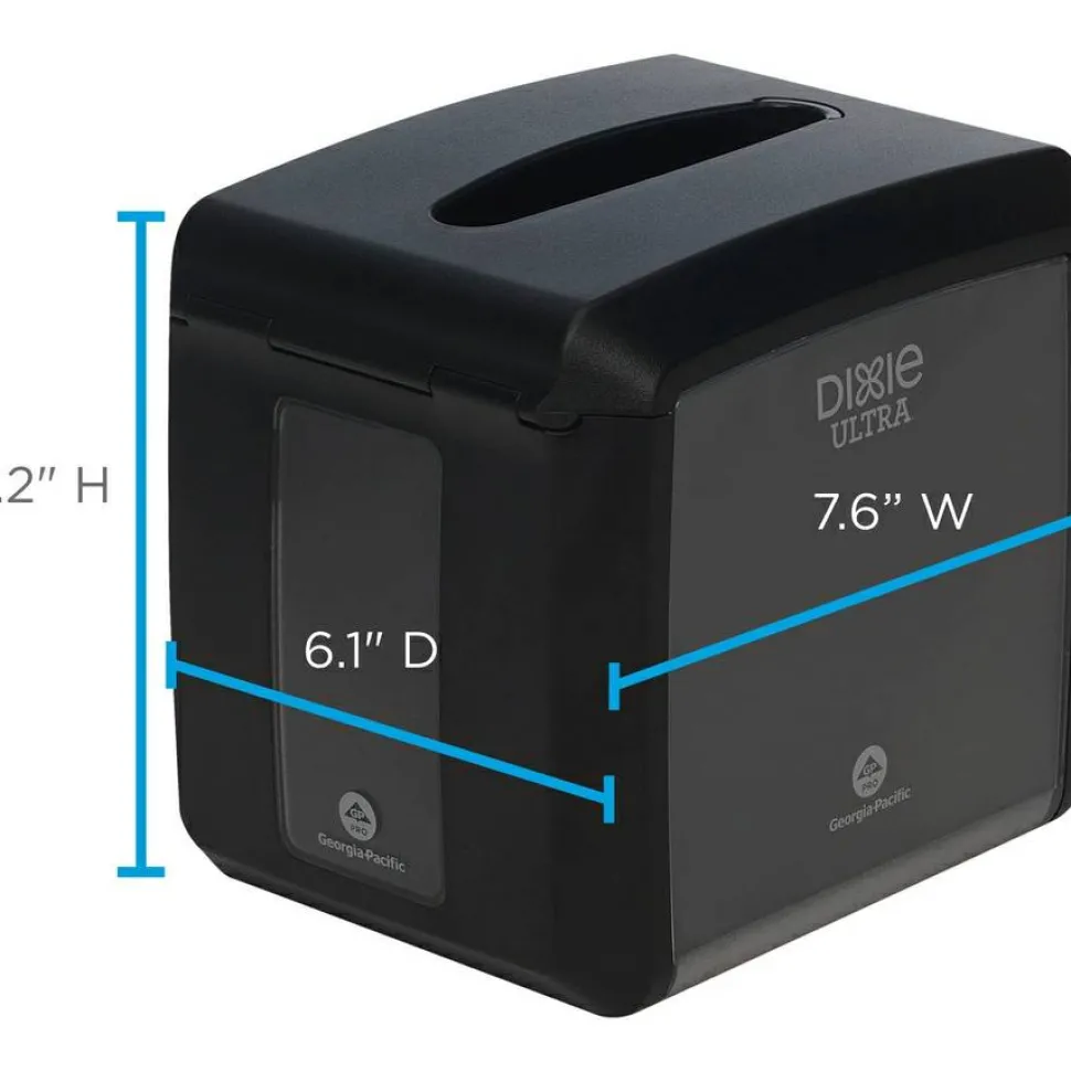 Dixie Ultra Interfolded Tabletop Napkin Dispenser, Black