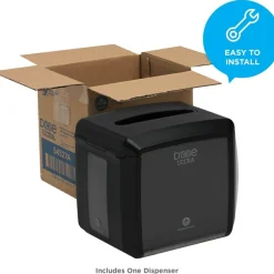 Dixie Ultra Interfolded Tabletop Napkin Dispenser, Black