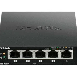 D-Link 5-Port Desktop Gigabit PoE+ Switch
