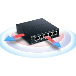 D-Link 5-Port Desktop Gigabit PoE+ Switch