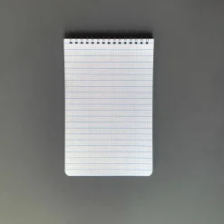 Doane Flap Jotter Large 5.5"x8.5" 40 Sheets 50# Grid + Line