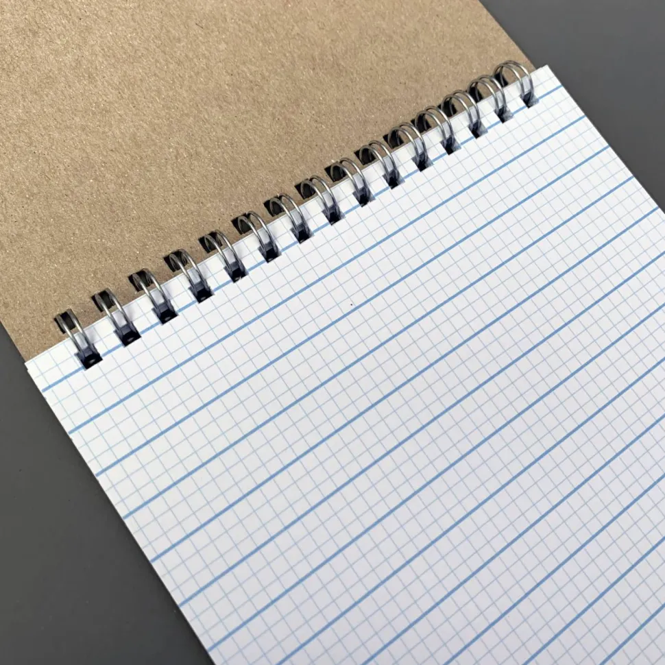 Doane Flap Jotter Large 5.5"x8.5" 40 Sheets 50# Grid + Line